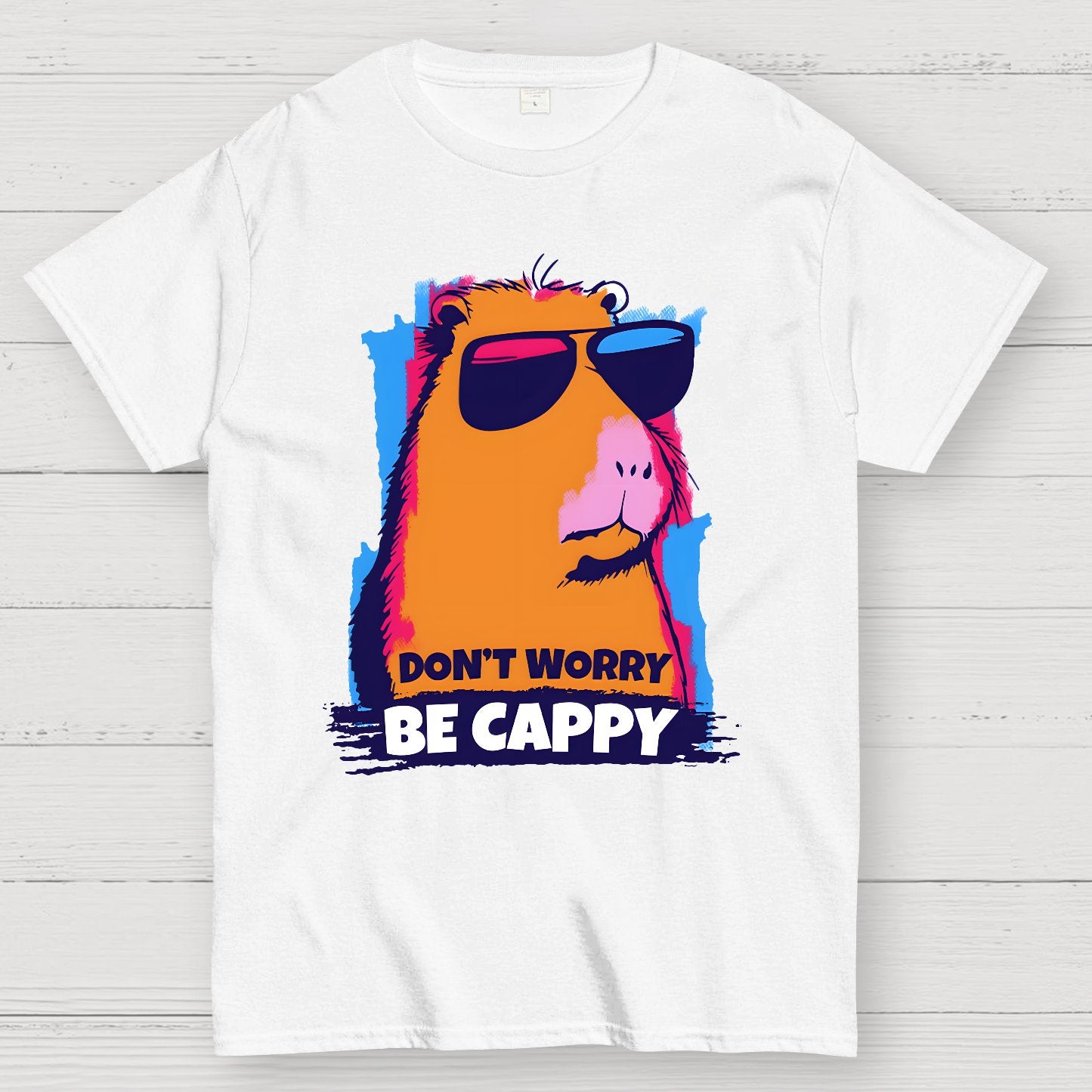 Be Cappy Don't Worry Geek T-Shirt