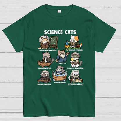 Science Cats Geek T-Shirt