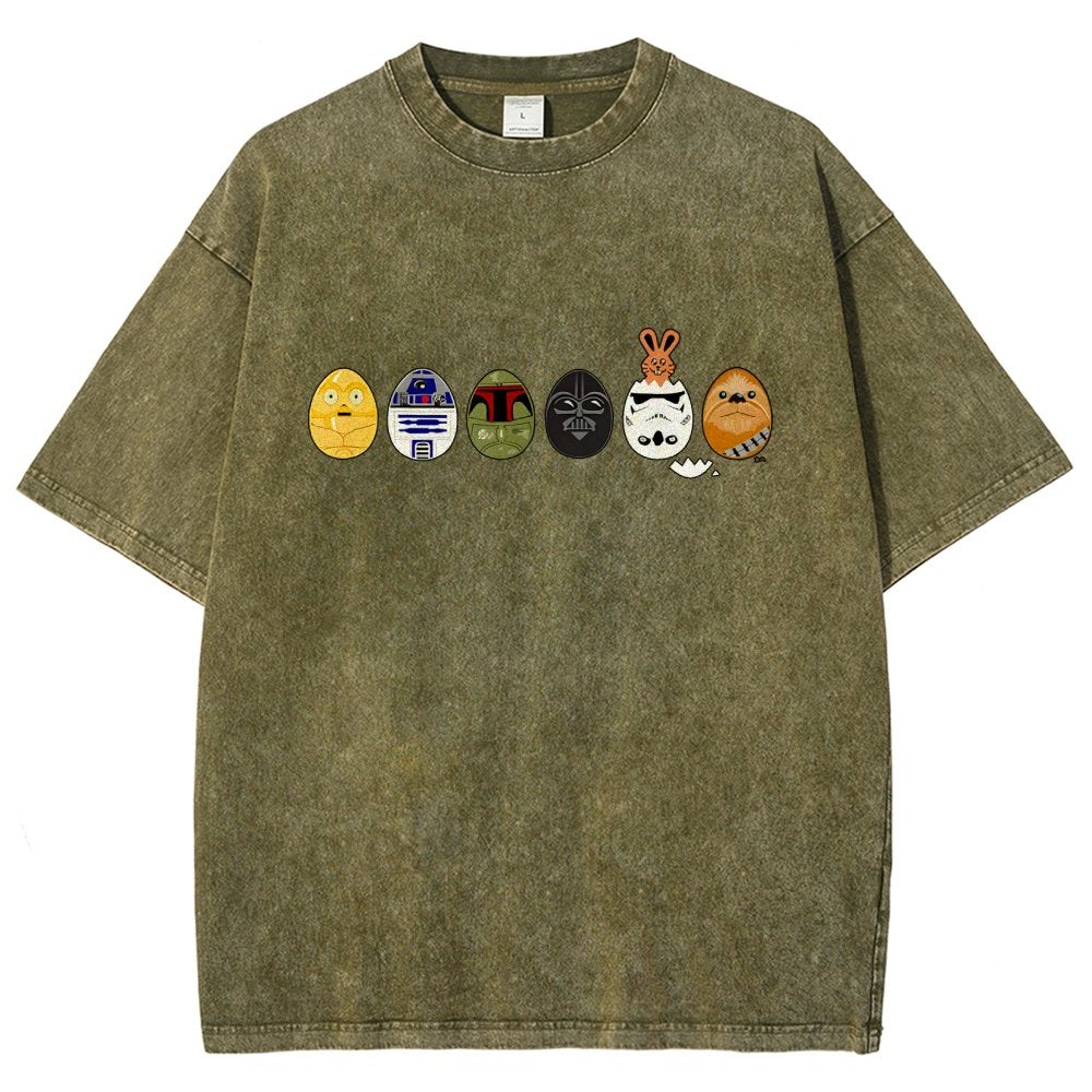 Easter Egg Vintage Distressed T-shirt