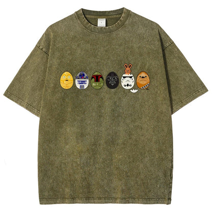 Easter Egg Vintage Distressed T-shirt