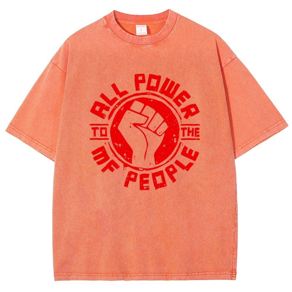 All Power Vintage Distressed T-shirt
