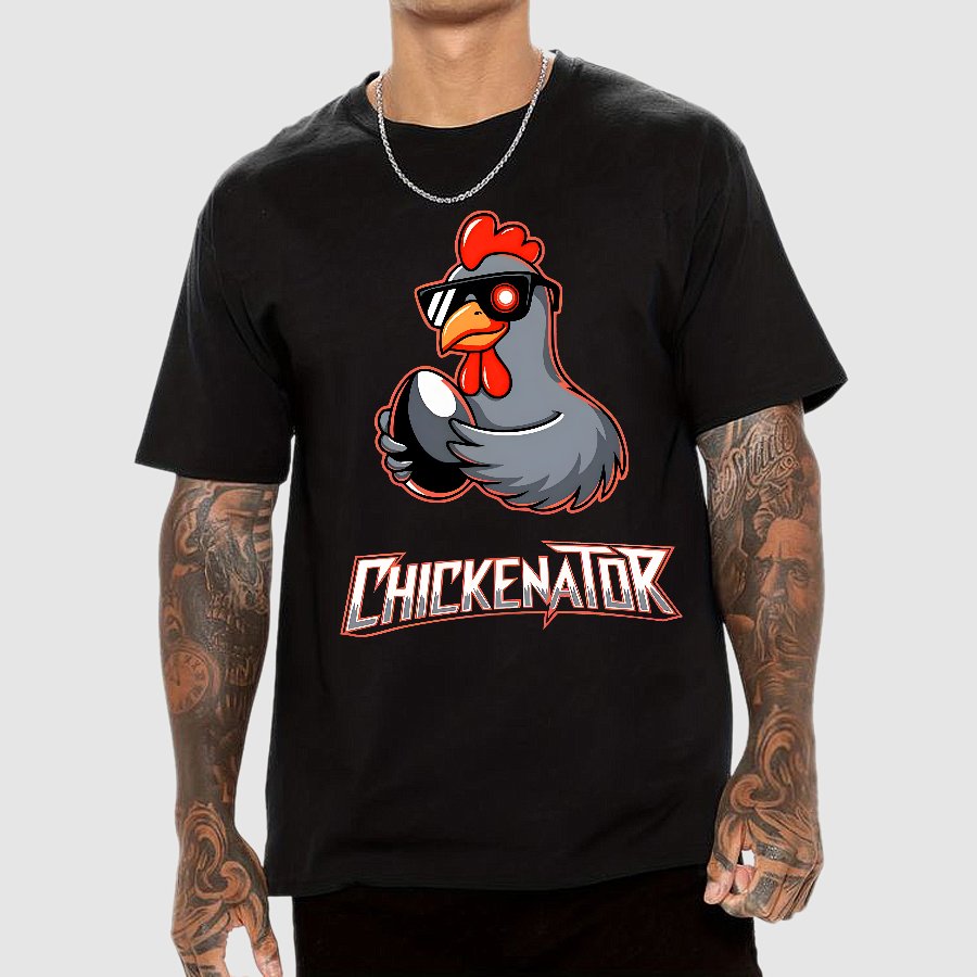 Chickenator, The Future Chicken Geek T-Shirt