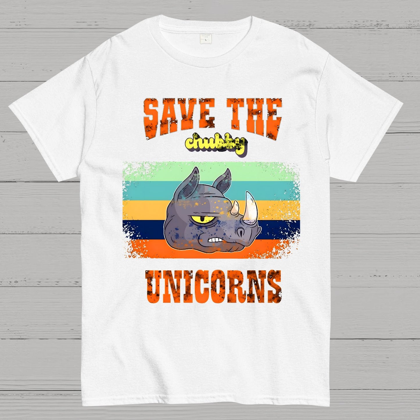 Save the Chubby Unicorns Geek T-Shirt