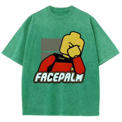 Facepalm Vintage Distressed T-shirt