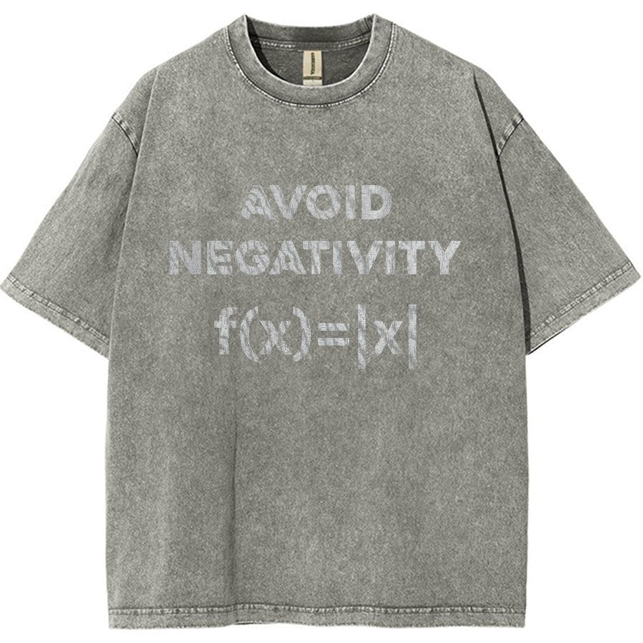 Avoid Negativity Vintage Distressed T-shirt