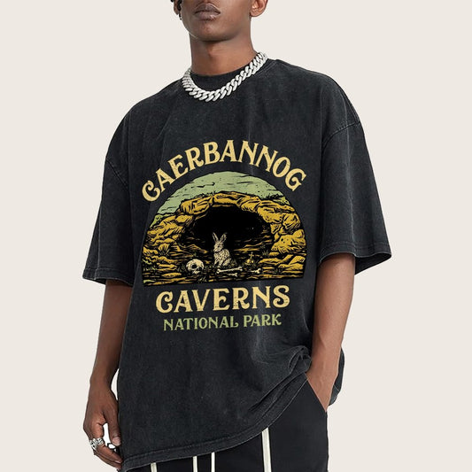 Mystic Caverns National Park Vintage Distressed T-shirt