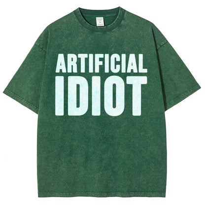 Artificial Idiot Vintage Distressed T-shirt