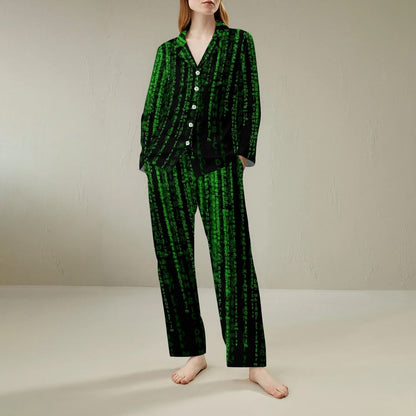 Programmer Offset Code Geek Long Sleeve Pajama Set