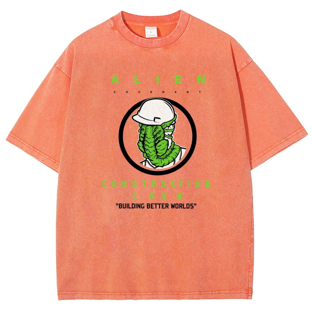 Mystery Construction Company Vintage Distressed T-shirt