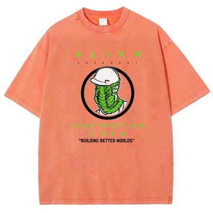 Mystery Construction Company Vintage Distressed T-shirt