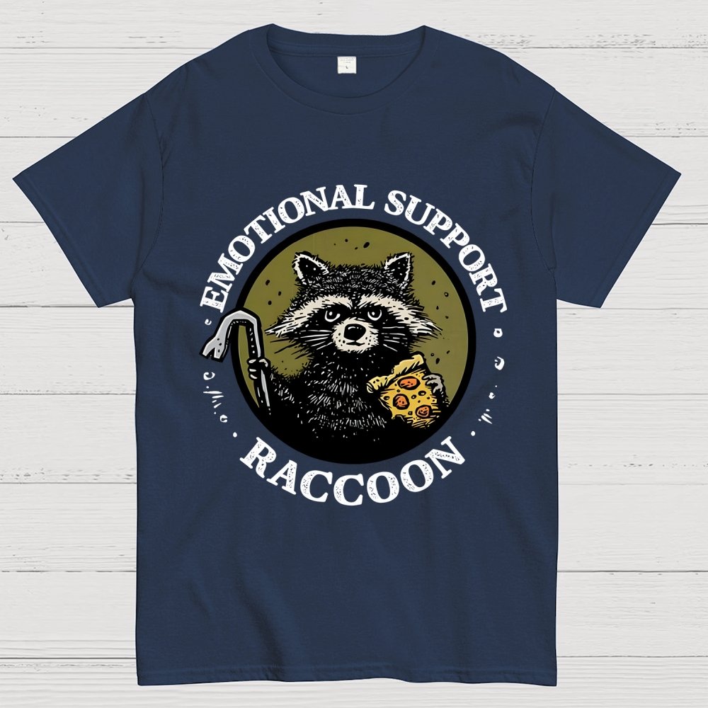 Emotional Support Raccoon Geek T-Shirt