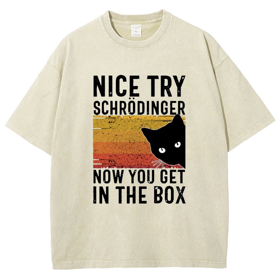 You Get Schrodinger's cat In The Box Vintage Distressed T-shirt