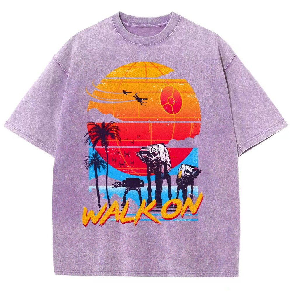Walk On Vintage Distressed T-shirt