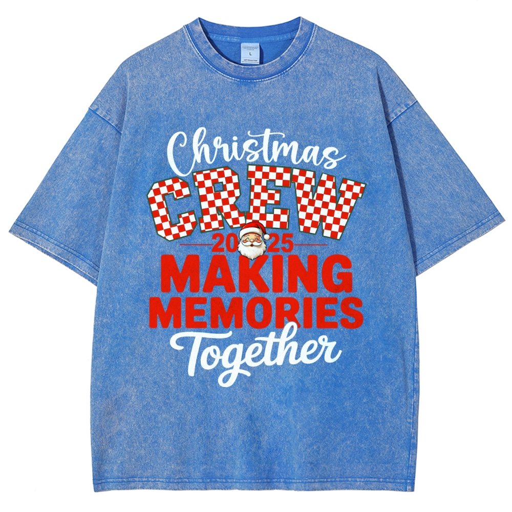 Retro Family Christmas Vintage Distressed T-shirt