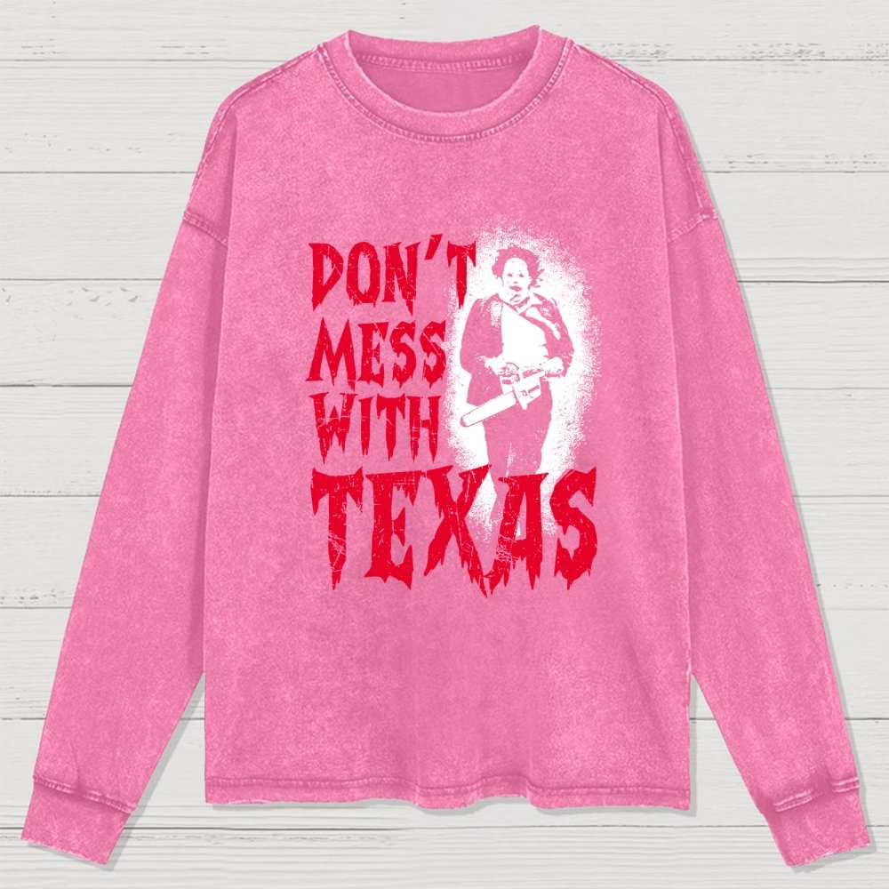 Don't Mess With Texas Washed Long Sleeve Tee