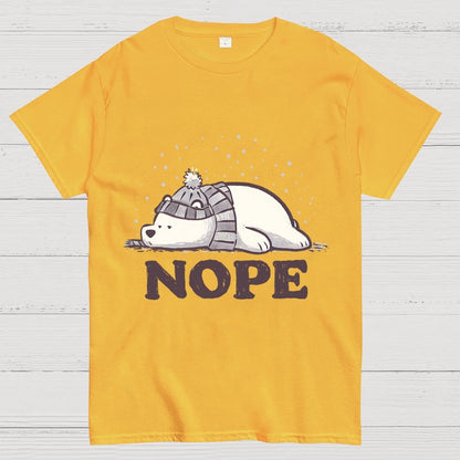Nope, Too Cold for Anything Geek T-Shirt