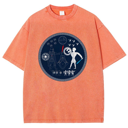 Greek Wars Vintage Distressed T-shirt