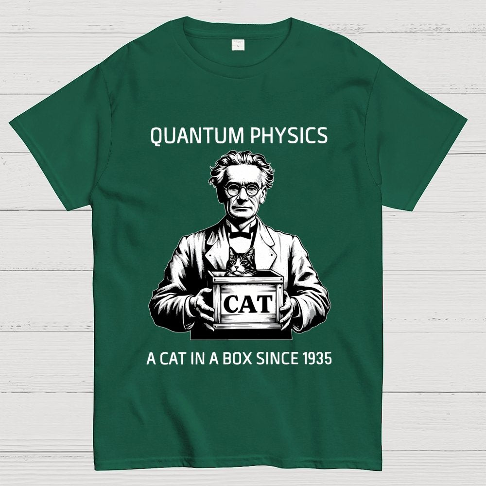 Schrödinger's Cat Quantum Geek T-Shirt