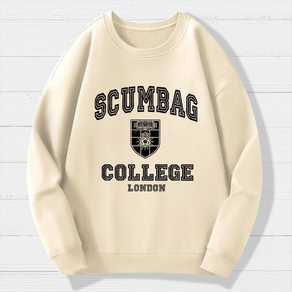 Scumbag College Geek Cotton Sweatshirt 2511001404