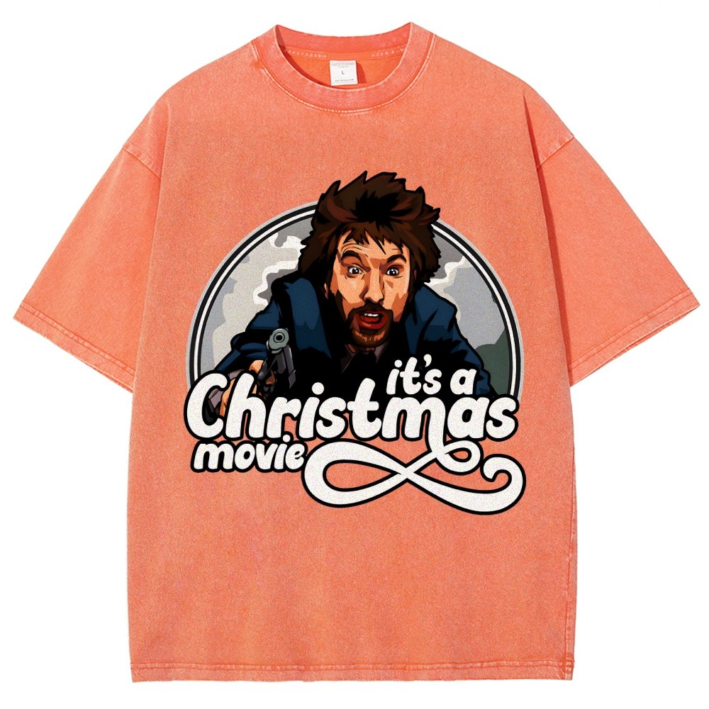 It‘s A Christmas Movie Vintage Distressed T-shirt