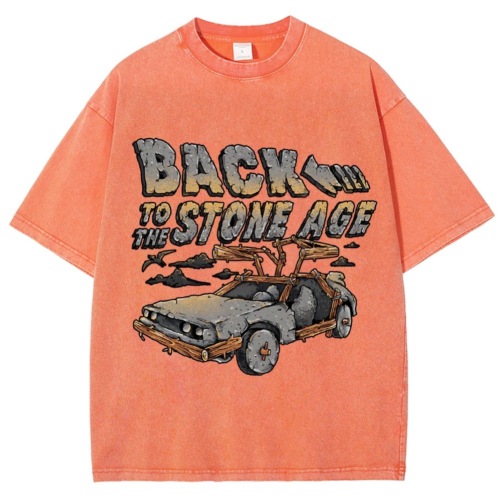 STONE AGE Vintage Distressed T-shirt