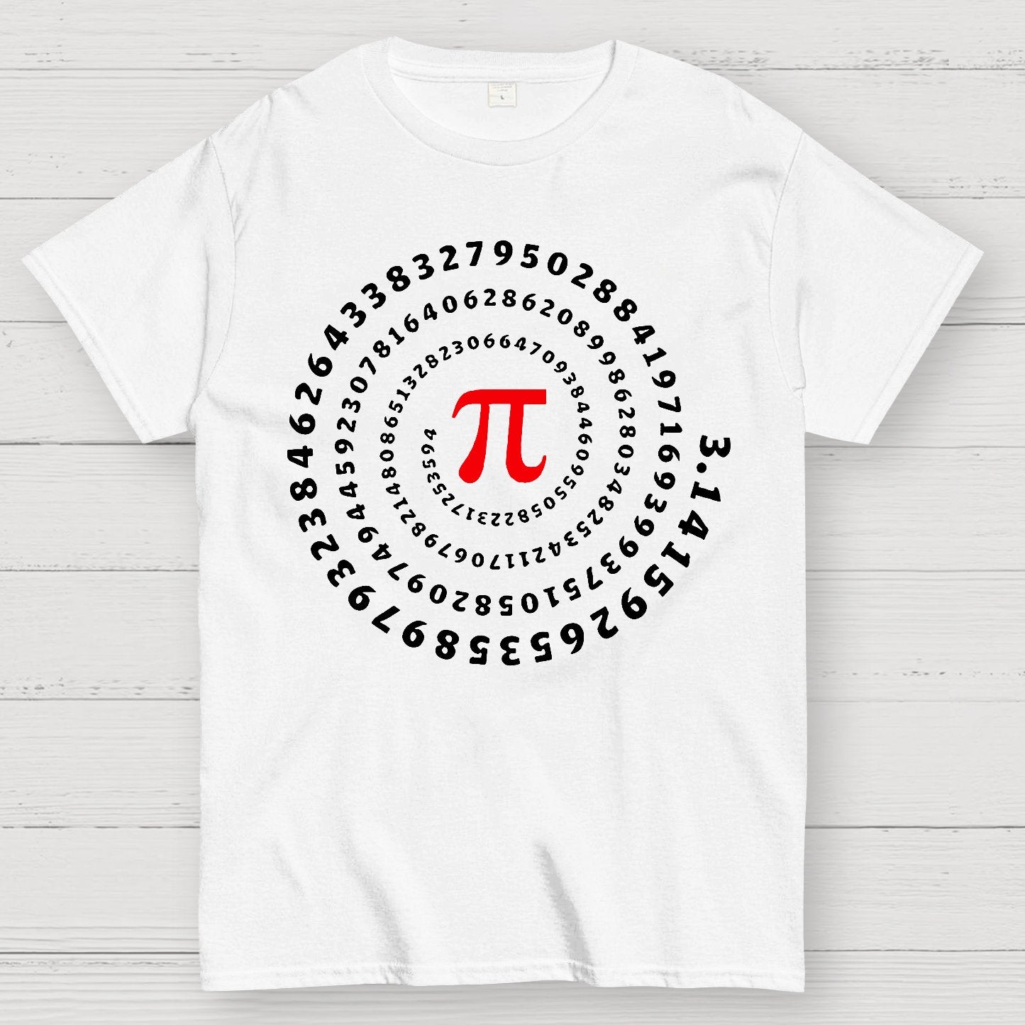 Pi Science Number Sequence Geek T-Shirt
