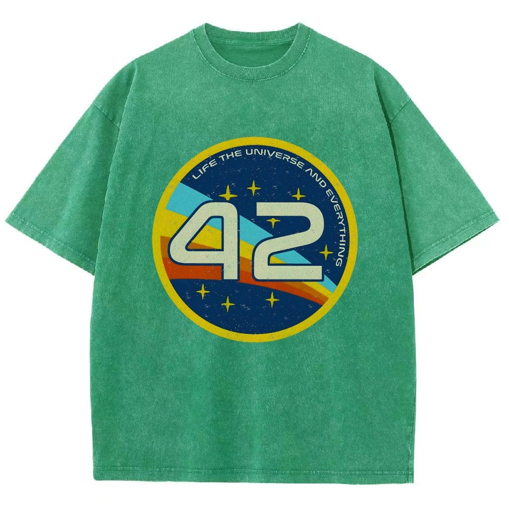 42 The Answer Of Everything Vintage Distressed T-shirt