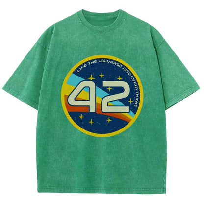 42 The Answer Of Everything Vintage Distressed T-shirt