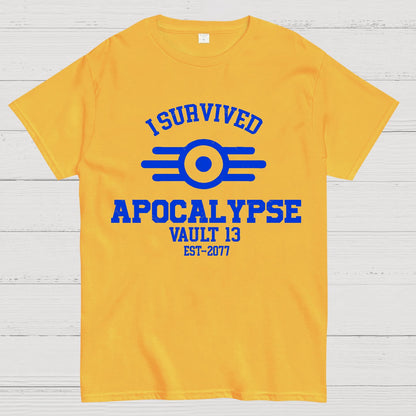 I Survived Apocalypse Geek T-Shirt