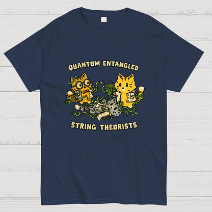 Quantum Entangled String Theorists Geek T-Shirt