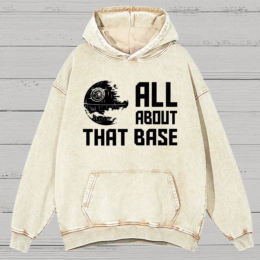 All About That Base Geeks Vintage Distressed Hoodie