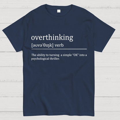 Overthinking definition Unisex Geek T-Shirt
