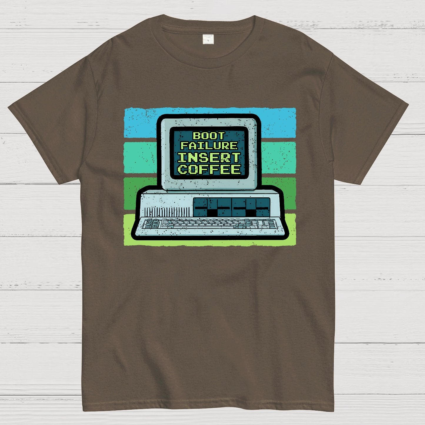 Boot Failure - Insert Coffee Geek T-Shirt
