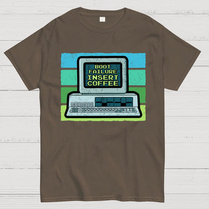 Boot Failure - Insert Coffee Geek T-Shirt