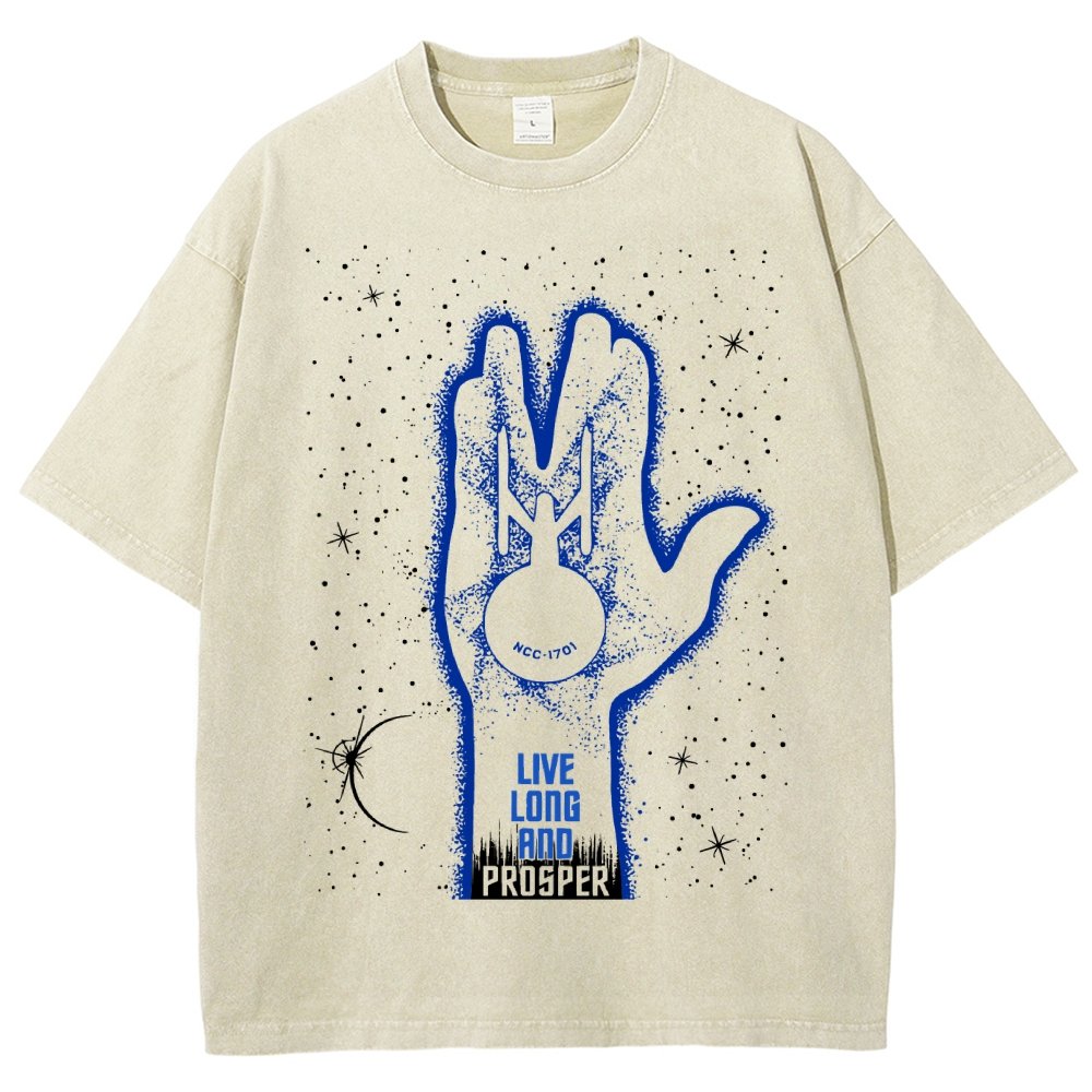 Live long and prosper Vintage Distressed T-shirt