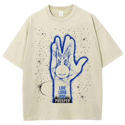 Live long and prosper Vintage Distressed T-shirt