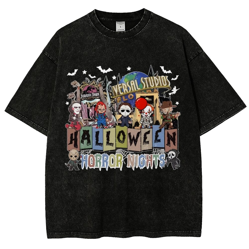 Halloween Horror Nights Vintage Distressed T-shirt
