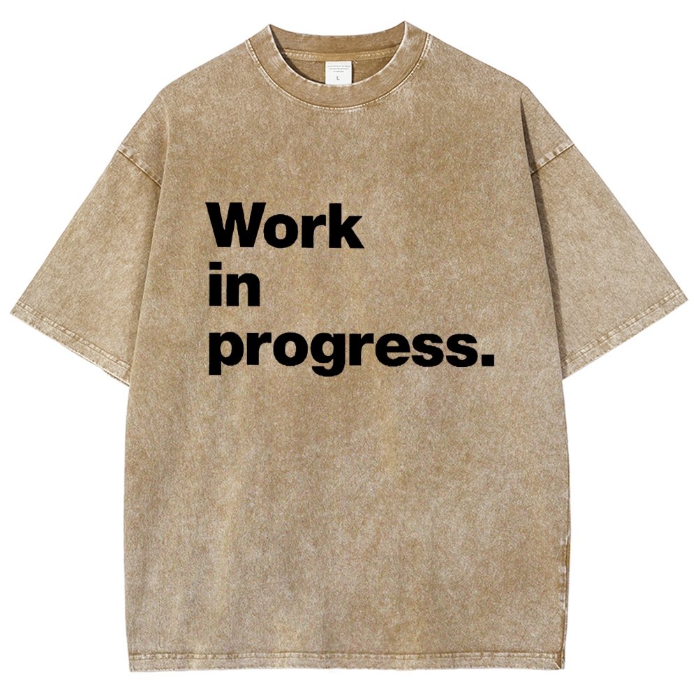 Work In Progress Vintage Distressed T-shirt