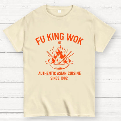 Fu King Wok Chinese Restaurant Geek T-Shirt