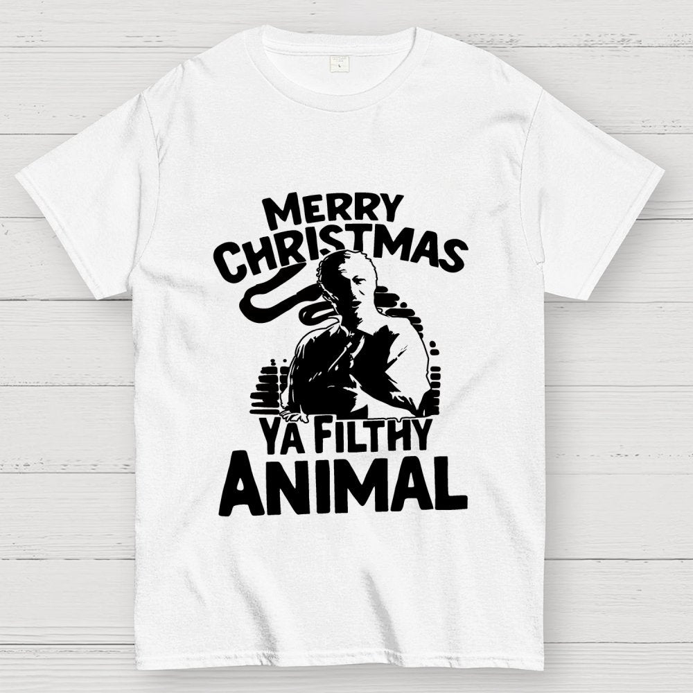 Merry Christmas Ya Filthy Animal Geek T-Shirt