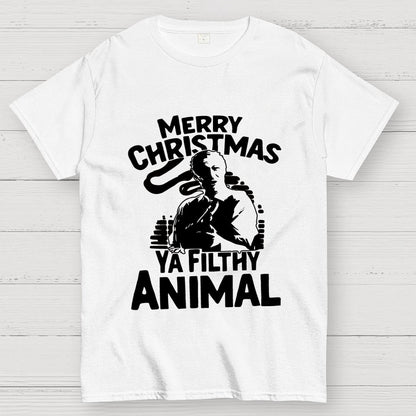 Merry Christmas Ya Filthy Animal Geek T-Shirt