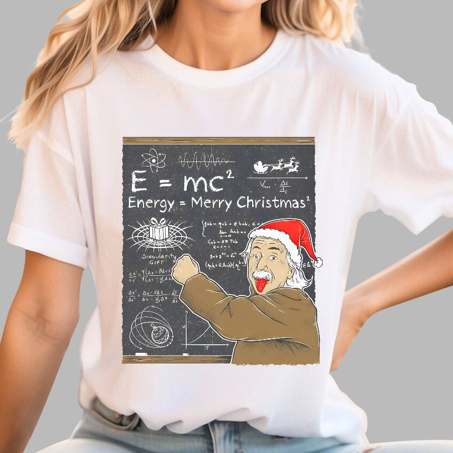E = Merry Christmas² Geek T-Shirt