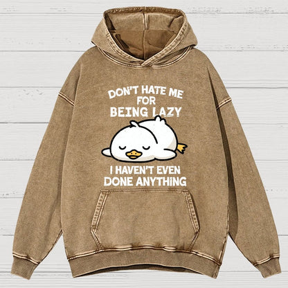 Duck Done Nothing Vintage Distressed Hoodie