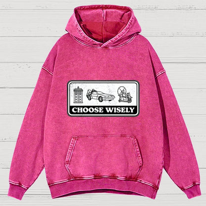 Temporal Dilemma Vintage Distressed Hoodie