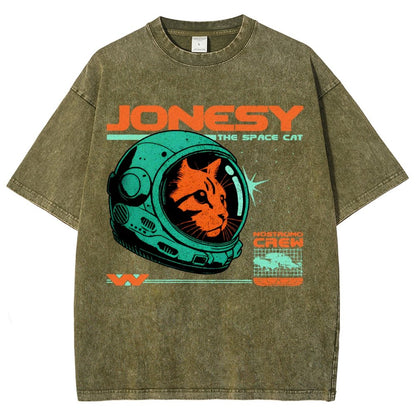 Jonesy The Space Cat Vintage Distressed T-shirt