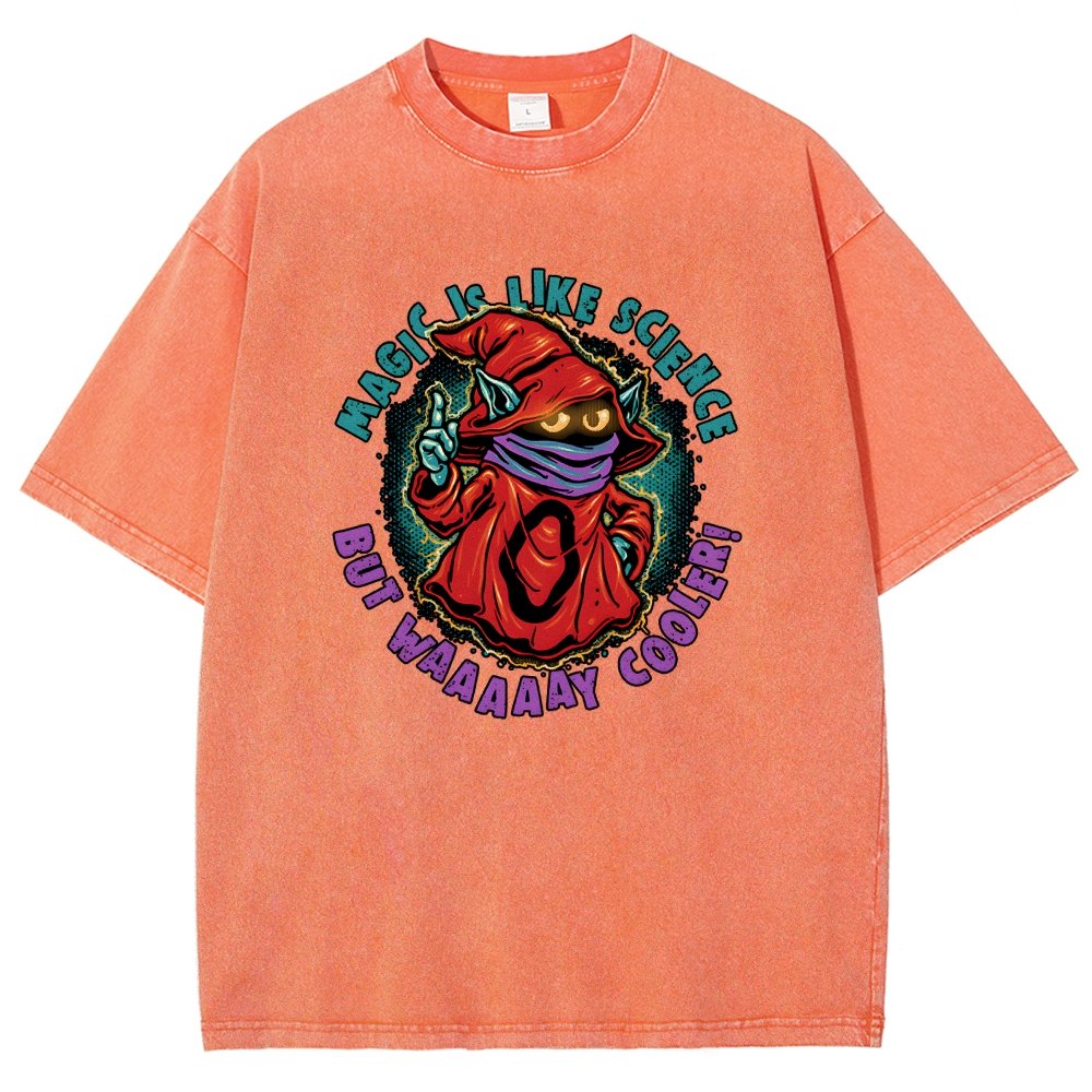 Magic Is Like Science Vintage Distressed T-shirt