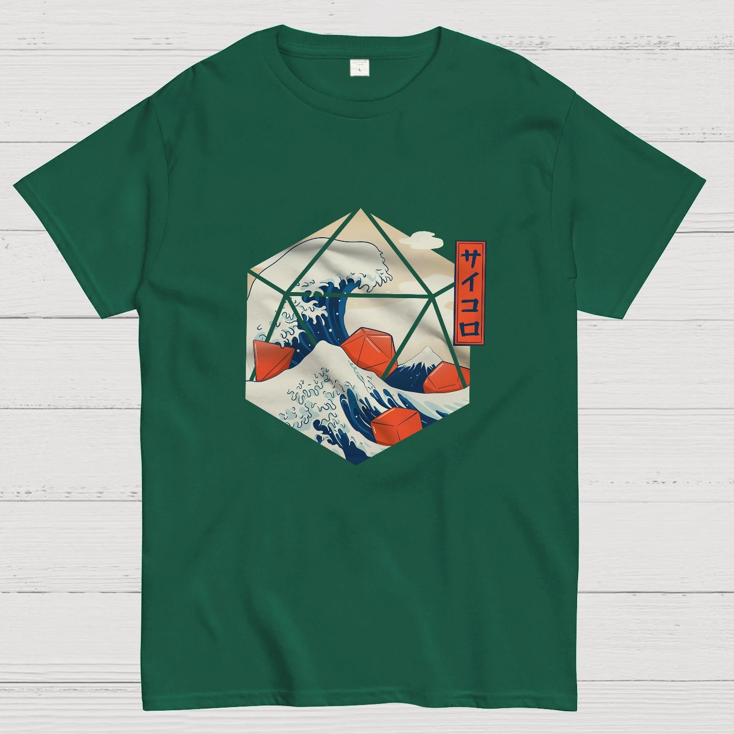 Great Wave of Dice Geeky T-Shirt