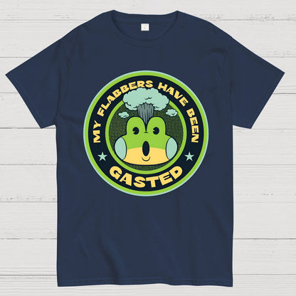 My Flabbers Have Been Gasted Funny Frog Geek T-Shirt