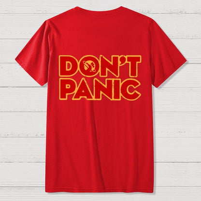 Dont Panic  Back Printing Geek T-Shirt