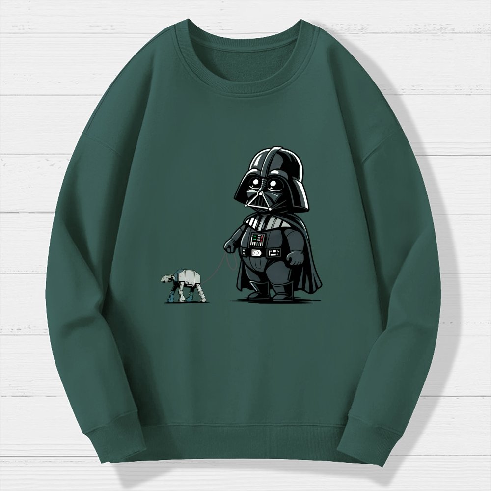 Walking The Mechanical Robot Dog Geek Cotton Sweatshirt